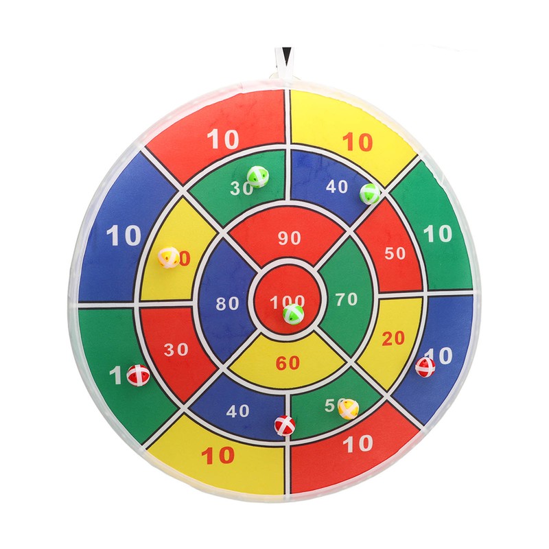 74CM Sticky Ball Board Foldable Dart Board with Remote Control