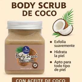 Exfoliante Facial Y Cuerpo 350ml Hidrata Aclara Quita Arruga
