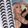 False Eyelashes Fluffy Cat-Eye Look Wispy Lashes 3D Volume Natural