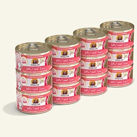 Weruva Classic Cat Paté, Jolly Good Fares with Chicken & Salmon, 3oz Can (Pack of 12)