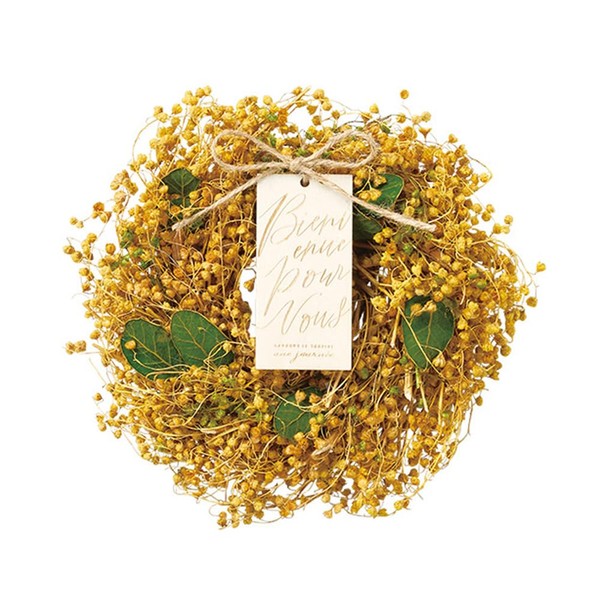 Greenhouse Natural Wreath SS 5181-D Mimosa Style