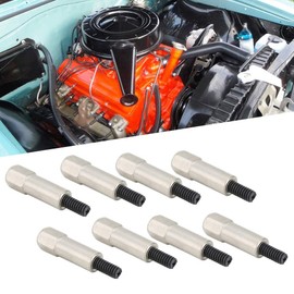 ANKROYU Pack of 8 Engine Valve Cover Screws, Valve Covers Bolts Made of Stainless Steel, Cover Screws Compatible with 283 302 305 307 327 350 383 400 SBC Engine