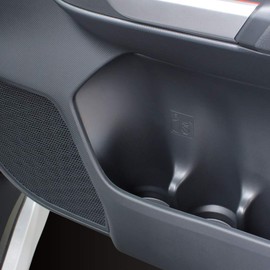 Tsuchiya Yac SY-RR2 Side-Box Trash Can, Driver-Side, Model-Specific Vehicle Accessories, for Toyota RAIZE Rocky Black