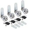 Uenhoy 4 Pack Tubular Cam Locks Keyed Alike 3/4 Inch,