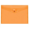 Tiger A4+ Foolscape Plastic Stud Wallet Files - Pack of 5 Orange Folders