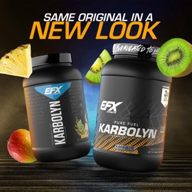 EFX Sports Karbolyn Fuel | Fast-Absorbing Carbohydrate Powder | Carb Load, Sustained Energy, Quick Recovery | Stimulant Free | 37 Servings (Tropical Storm)
