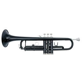 KAYATA Gold Copper Trumpet with Phosphor Copper Leadpipe.Student/School Bb Trumpet .7C Mouthpiece,Cloth,Gloves,ABS Hard Shell BbTrumpet Case. (Black)