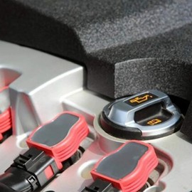 Oil Filler Cap, ABS Car Oil Filler Cap Compatible with A1 / A2 / A3 / A4 / A5 / A6 / A8 / R8 420103485B