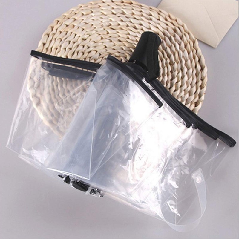 VALICLUD Folding Umbrella Automatic Transparent Umbrella Automatic Open Folding Umbrella