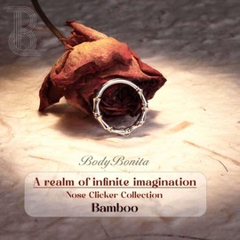 BodyBonita Septum Piercing 16G - 316L Stainless Steel Nose Piercing Nose Ring Hoop for Women Men Helix Conch Piercings Tragus Daith Cartilage Piercing 8mm 10mm, Stainless Steel