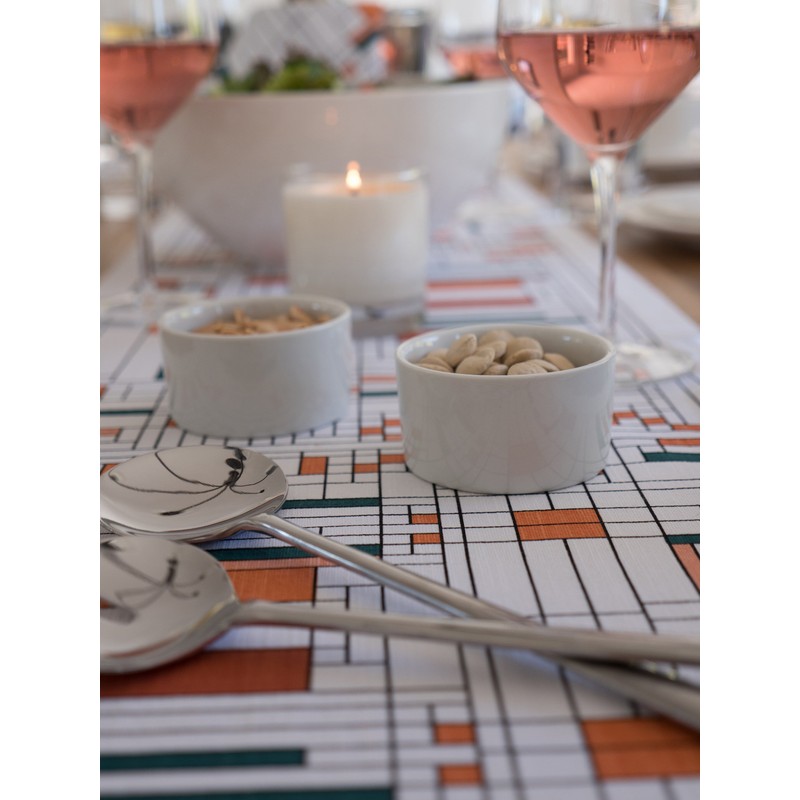 KAF Home Frank Lloyd Wright Printed Table Runner 14 x