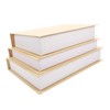 MAGICLULU 3pcs Faux Book Stack Decorative Models Lightweight Blank Books