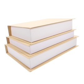 MAGICLULU 3pcs Faux Book Stack Decorative Models Lightweight Blank Books for Home Office and Cafe Decor Stylish for Coffee Table