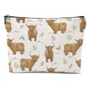 XFN Cow Gifts, Cow Print Stuff Western Makeup Bag, Cosmetic