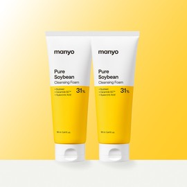 Manyo Factory Pure Soybean Cleansing Foam 160ml, 2 count