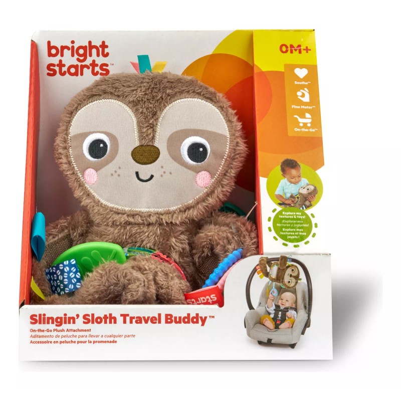 Bright Starts Colgante De Perezoso Travel Buddy Bright Starts 12501