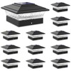 Solar Post Cap Lights Outdoor 12pack, Waterproof Fence Post Lights