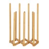 Bamboo 5 Pair Accordian Boot Rack, Natural