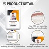 Lanyardio 1 Pack Sliding Vertical ID Badge Holder Hard White