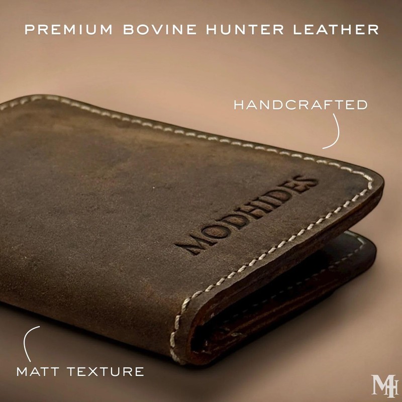 MODHIDES Genuine Leather Card Holder for Men & Women |