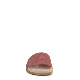 Vionic Women's Evie Knit Slide Sandal, Withered Rose Pink, 7