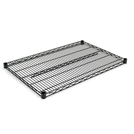 Alera SW583624BL  Industrial Extra Wire Shelves, 36w x 24d, Black (Case of 2)