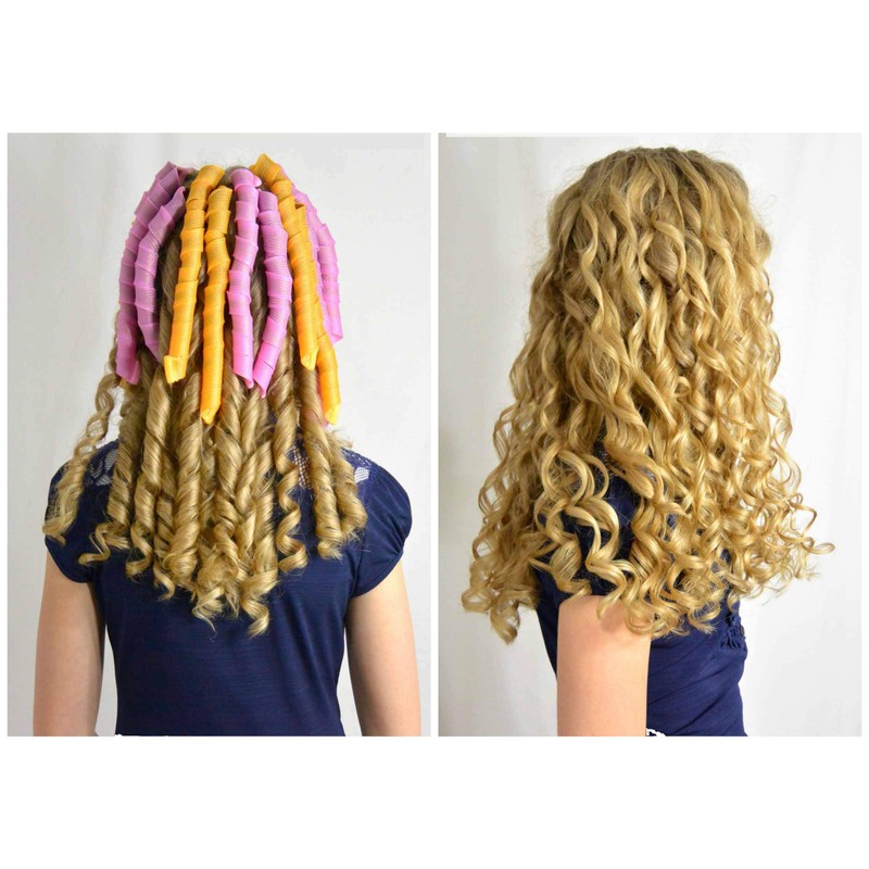 40PCS 45CM Magic Curly Hair Tools Curl DIY Rizadores para