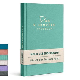 UrBestSelf 6-Minuten Tagebuch für Erwachsene 2025 (Das Original) - Achtsamkeitstagebuch, Wissenschaftlich Fundiertes Journal Buch - Dankbarkeitstagebuch für Mehr Resilienz & Selbstliebe