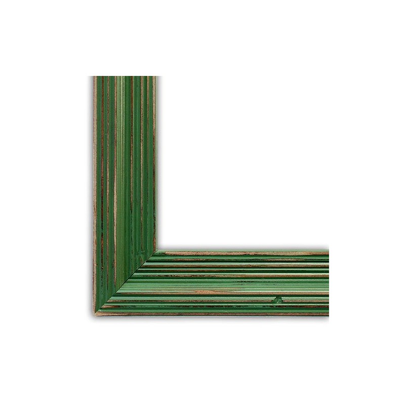 The Rusty Roof Distressed Cimarron Leafy Green Picture Frame-Solid Wood,