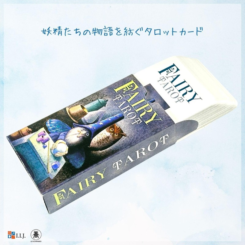 I.I.J Tarot Cards, 78 Cards, Tarot Divination, Fairy Tarot, Japanese