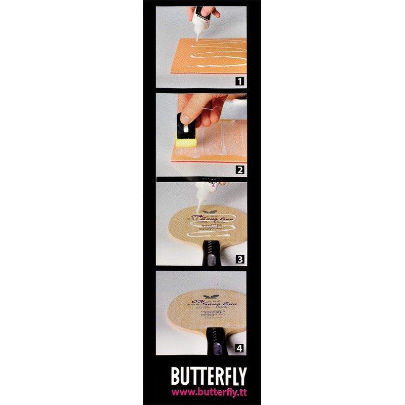 Butterfly Free Chack Table Tennis Racket Glue - Perfect for