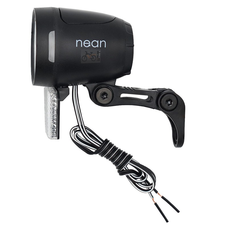 nean Bicycle E-Bike Front Light 90 Lux with Reflector and