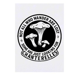 'Looking For Chanterelles' Temporary Tattoo - Water Resistant, Skin-Safe, Non-Toxic Transfer (TO00086015)
