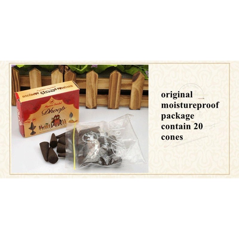 Mysor Sandal Dhoop 1 Pack 20 Cones