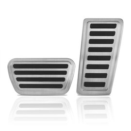 MAIMOCCY Accelerate Brake Pedal Cover Compatible for Dodge Ram 1500 2019-2023 (Not fit Ram 1500 Classic) Steel Foot Brake Gas Pedal Pad Cover Accessories