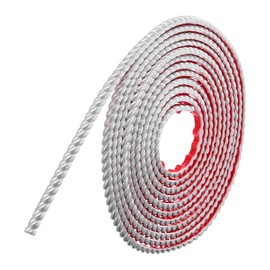 uxcell Peel and Stick Molding Trim for Walls 0.4" x 16 ft Flexible Molding Trim Self-Adhesive Wall Paneling Strips Wallpaper Border for DIY Floor Wall Baseboard, Silver