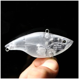 Shelt's 20 Pcs Unpainted Fast Sinking Lipless Traps Lure Body