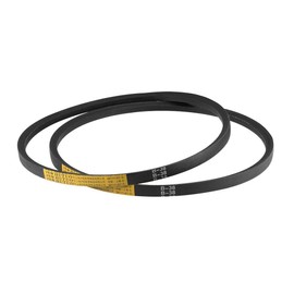 sourcing map B38 V-Belts 38" Pitch Length, B-Section Rubber Drive Belt 2pcs