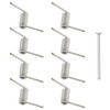 NICENEEDED 8 PCS Hair Claw Clip Spring Replacement Sliver, Clip