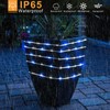 2 Pack Solar Rope Lights Outdoor, Total 66Ft 270 LED
