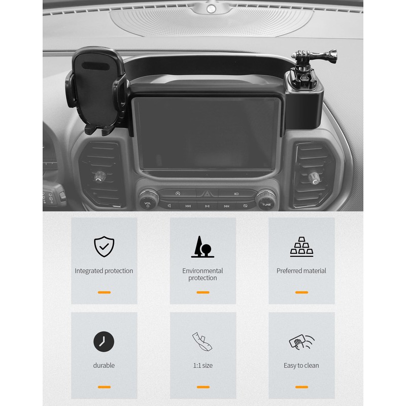 Hoolcar Dash Mount Cell Phone Holder Center Console Dash Tray