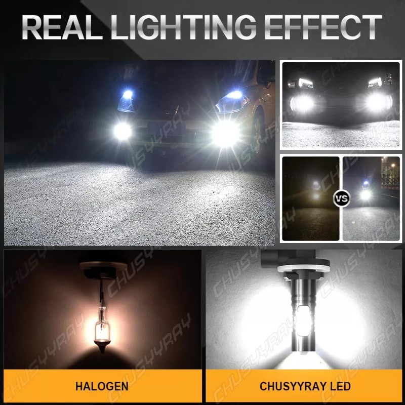 CHUSYYRAY For Club Car Replace 2x LED Headlight Kit Head