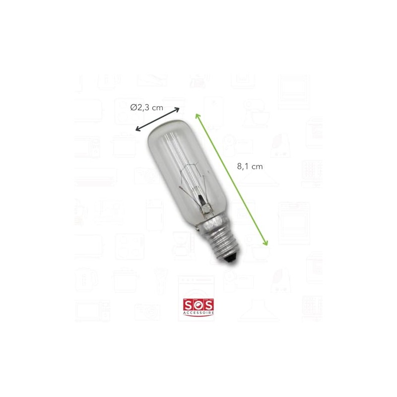 SAUTER - LAMPE DE FOUR 15W-230V-300°C POUR FOUR DIVERS MARQUES