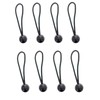ASR Outdoor 8pk Black Stretch Cords with Plastic Balls Polypropylene