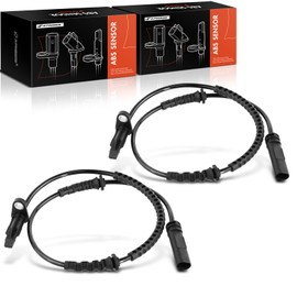 A-Premium ABS Wheel Speed Sensor Compatible with Mini Models - Cooper 2014 2015 2016 2017 2018 2019 - Front Driver and Passenger Side, 2-PC Set, Replace# 34526858468, 0265009892