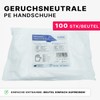 100 ARNOMED PE Disposable Gloves, Men's Disposable Gloves in Bag,