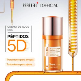 Papa Feel Contorno De Ojos Antiarrugas 5d Péptidos 15g Anti Edad, Crema Acido Hialuronico, Revitalift Ojos