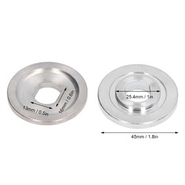 2Pcs Cutting Machine Pressure Plate Saw Blade Clamp Washer Cemented Carbide Bearing Block for 10in Aluminum Mitre Saw