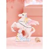 JFYSJ Hand Painted Enameled Jeweled Angel Horse Unicorn Figurines Trinket