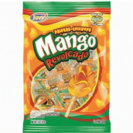Jovy Mango Revolcado Chili Covered Lollipops